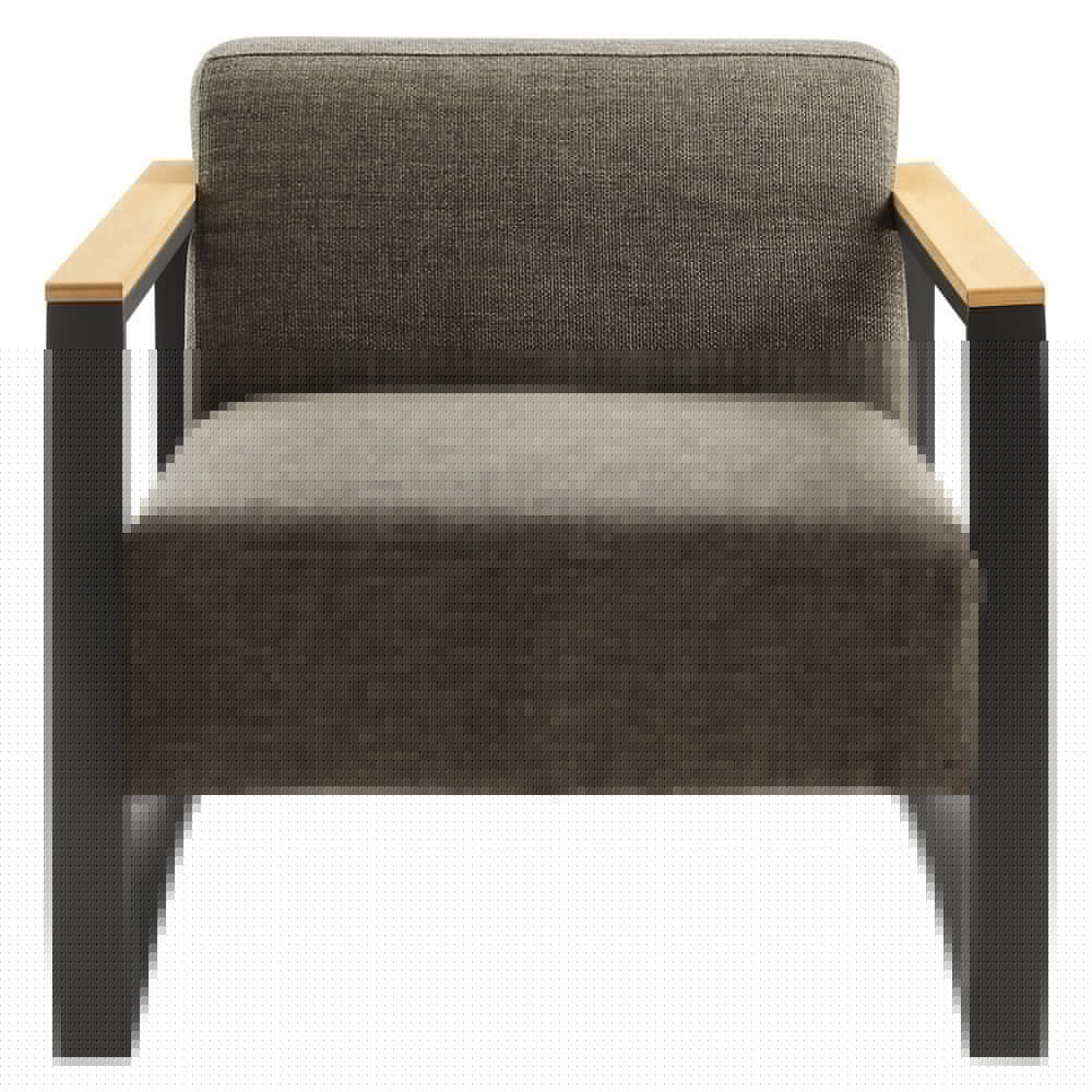EEI-6947 Sauve Outdoor Patio Aluminum and Fabric Armchair by Modway