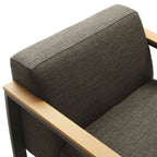 EEI-6947 Sauve Outdoor Patio Aluminum and Fabric Armchair by Modway