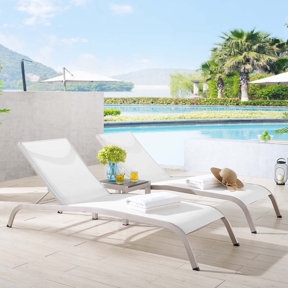 EEI-4006 Savannah 3 Piece Outdoor Patio Mesh Set by Modway