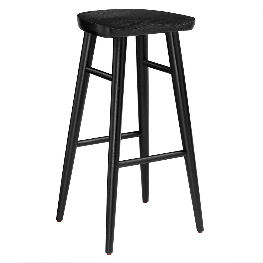 EEI-6740 Saville Backless Wood Bar Stools Set of 2 by Modway