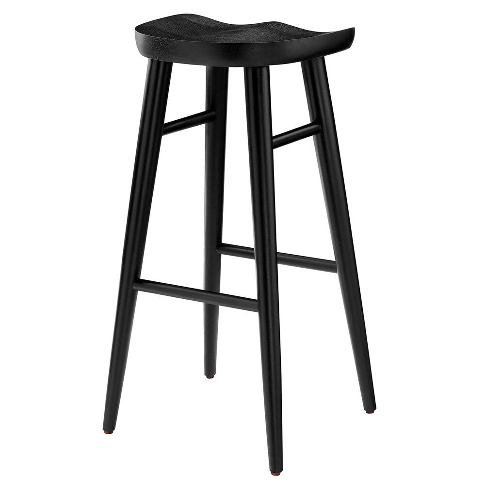 EEI-6740 Saville Backless Wood Bar Stools Set of 2 by Modway