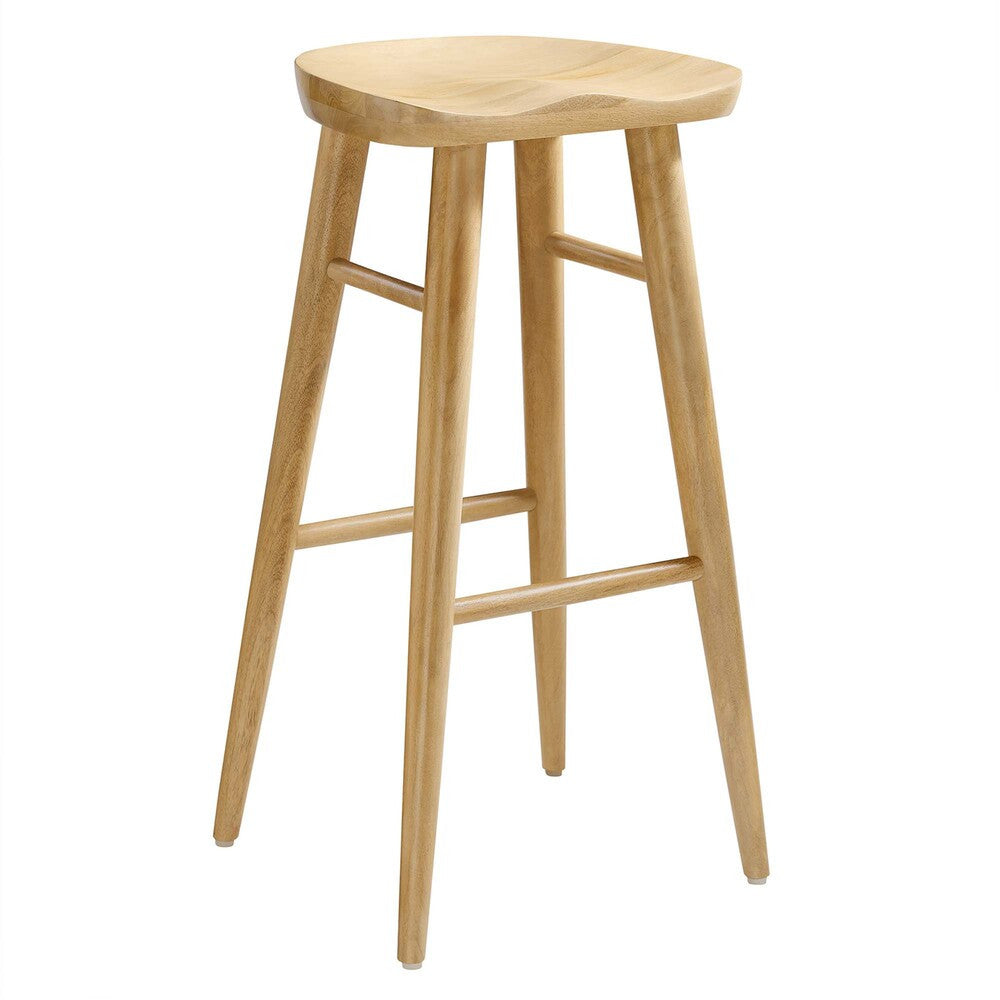 EEI-6740 Saville Backless Wood Bar Stools Set of 2 by Modway