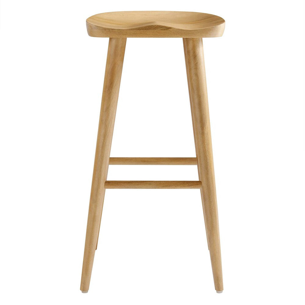 EEI-6740 Saville Backless Wood Bar Stools Set of 2 by Modway