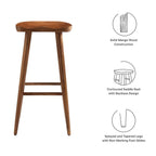 EEI-6740 Saville Backless Wood Bar Stools Set of 2 by Modway