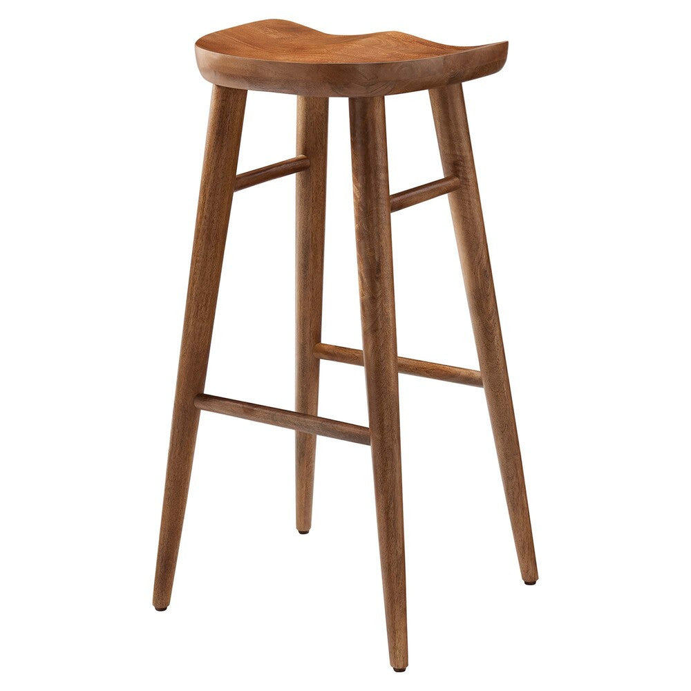 EEI-6740 Saville Backless Wood Bar Stools Set of 2 by Modway