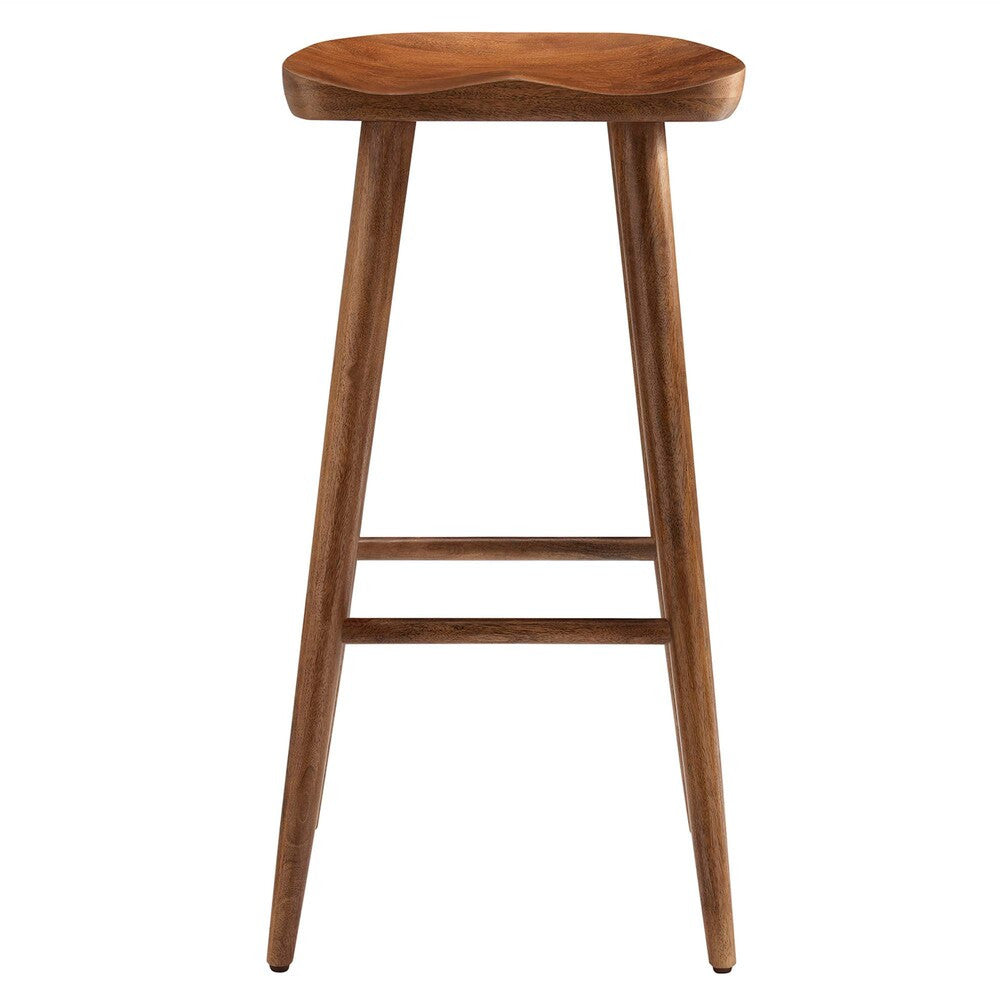 EEI-6740 Saville Backless Wood Bar Stools Set of 2 by Modway