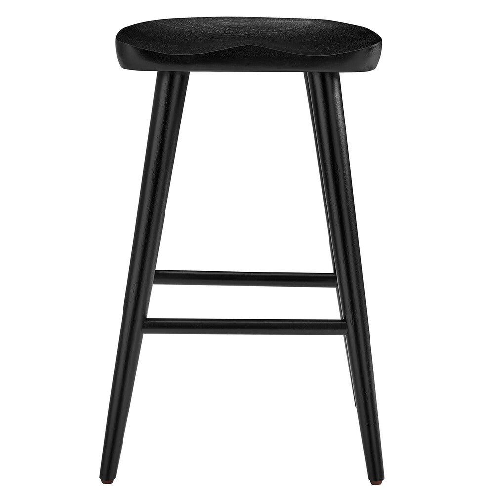 EEI-6739 Saville Backless Wood Counter Stools Set of 2 by Modway