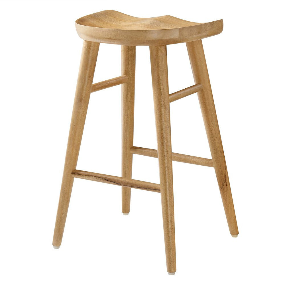 EEI-6739 Saville Backless Wood Counter Stools Set of 2 by Modway
