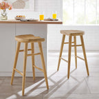 EEI-6739 Saville Backless Wood Counter Stools Set of 2 by Modway