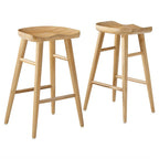 EEI-6739 Saville Backless Wood Counter Stools Set of 2 by Modway