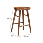 EEI-6739 Saville Backless Wood Counter Stools Set of 2 by Modway