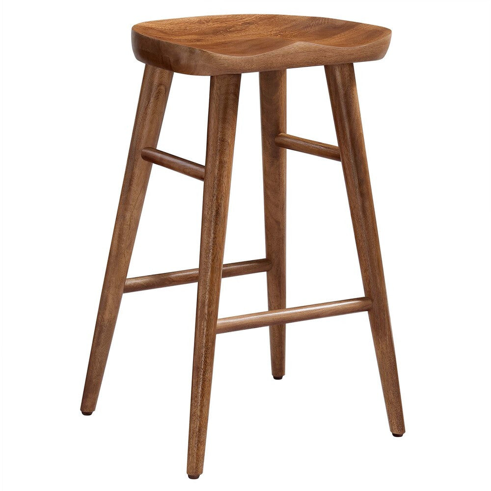 EEI-6739 Saville Backless Wood Counter Stools Set of 2 by Modway