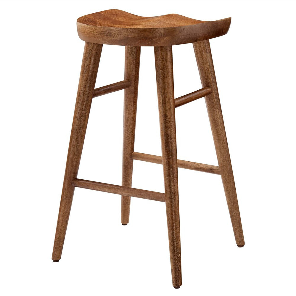 EEI-6739 Saville Backless Wood Counter Stools Set of 2 by Modway