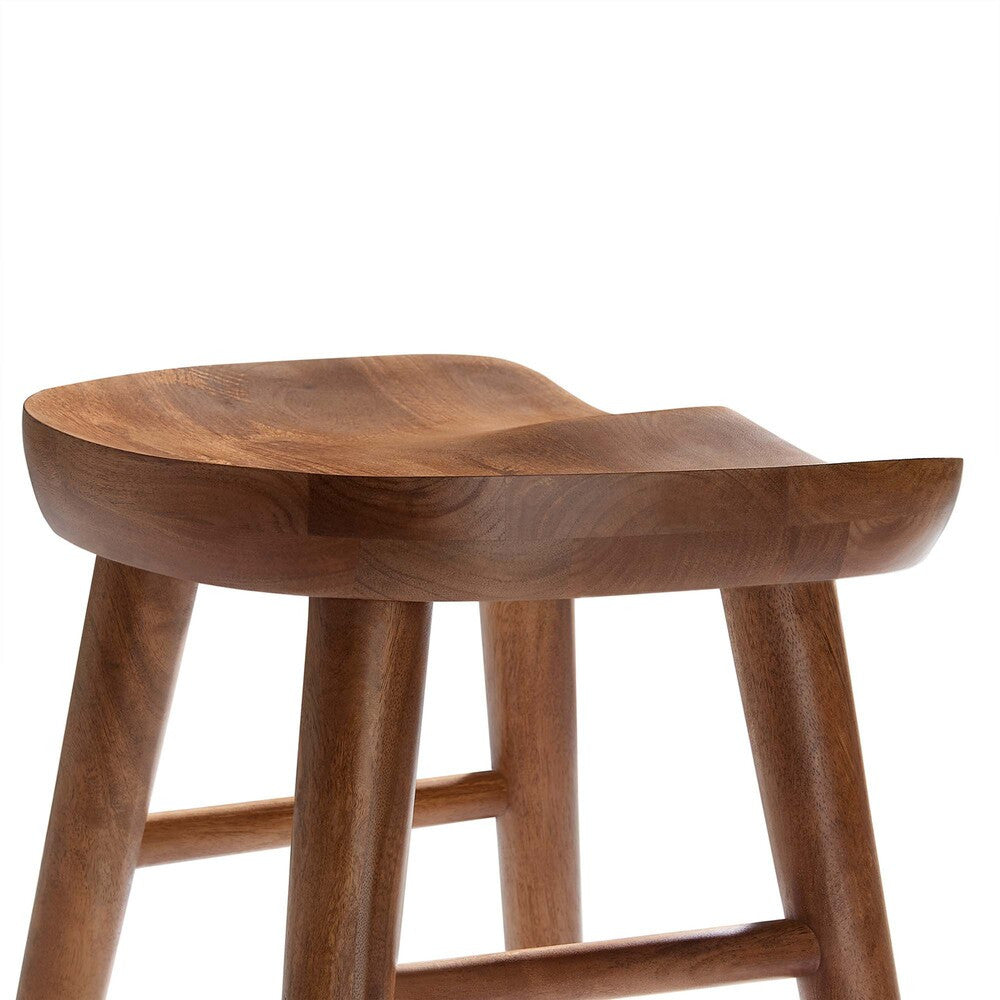 EEI-6739 Saville Backless Wood Counter Stools Set of 2 by Modway