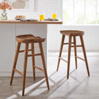 EEI-6739 Saville Backless Wood Counter Stools Set of 2 by Modway