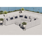 EEI-4389 Saybrook 10-Piece Outdoor Patio Upholstered Sectional Sofa by Modway