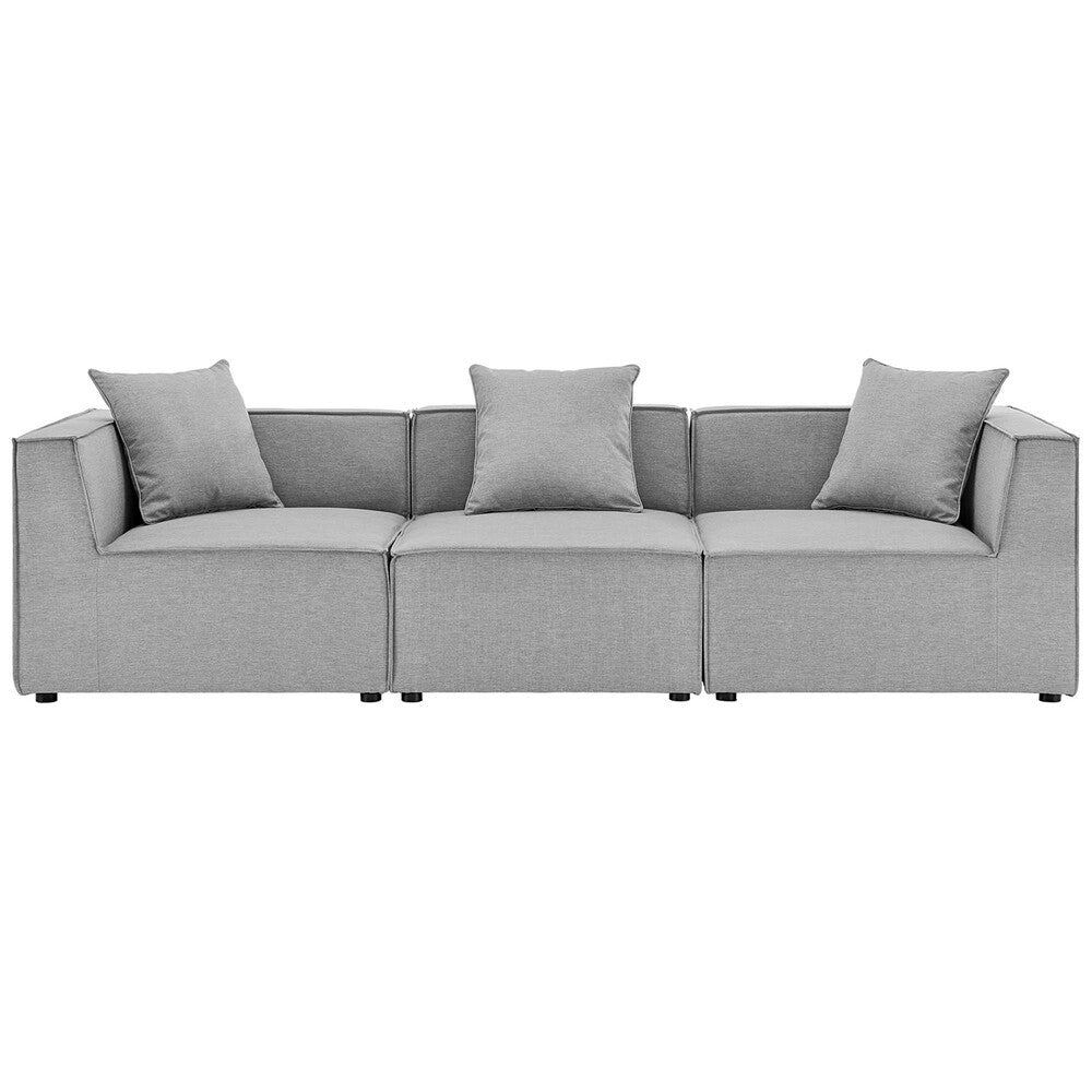 EEI-4379 Saybrook 3-Piece Outdoor Patio Upholstered Sectional Sofa by Modway