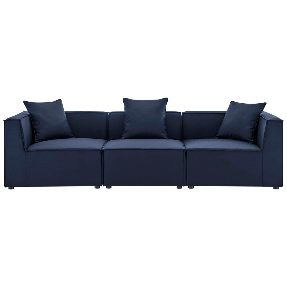 EEI-4379 Saybrook 3-Piece Outdoor Patio Upholstered Sectional Sofa by Modway