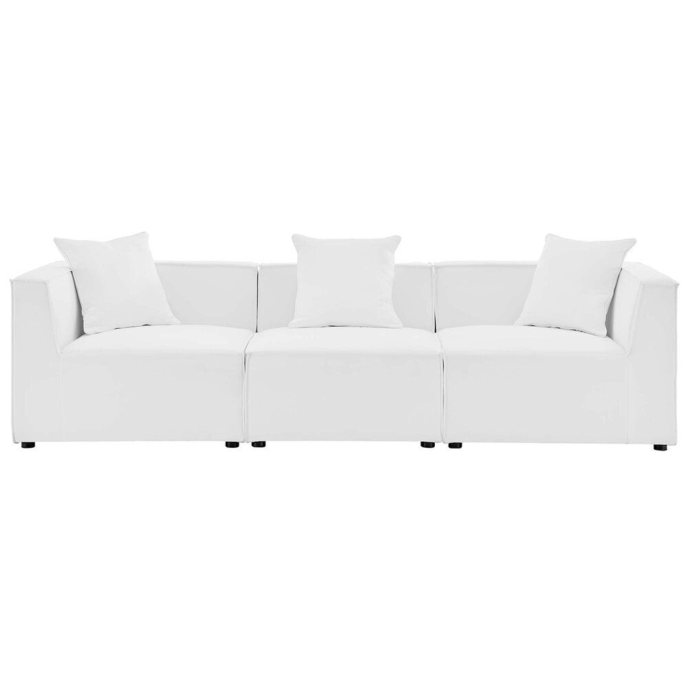 EEI-4379 Saybrook 3-Piece Outdoor Patio Upholstered Sectional Sofa by Modway