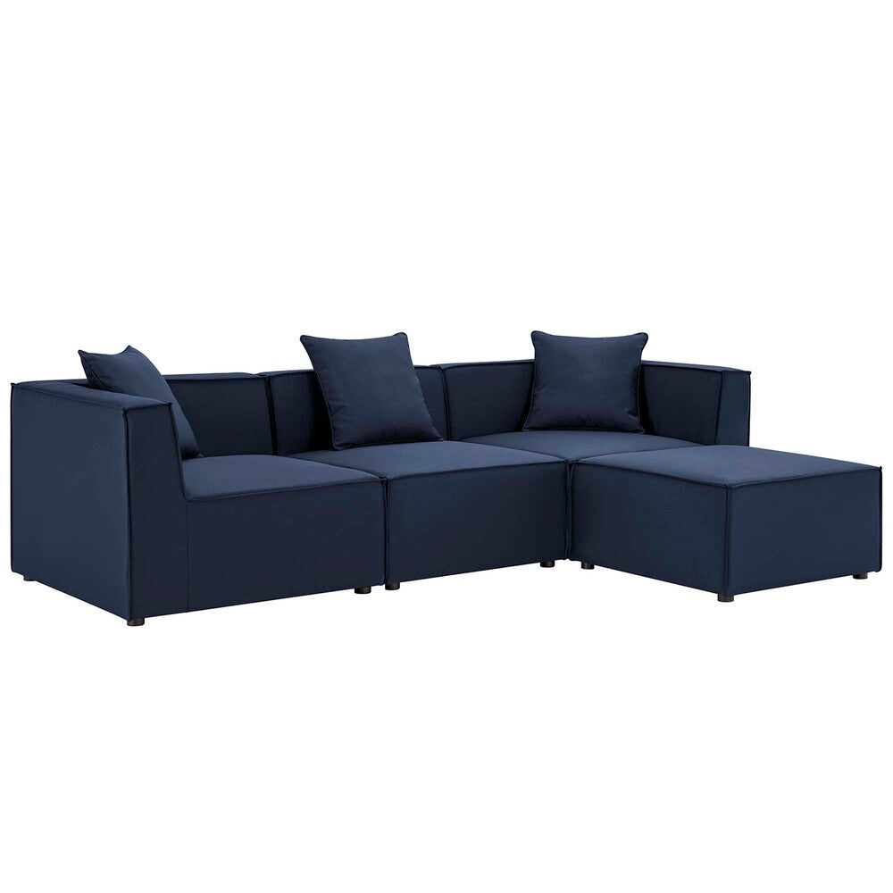 EEI-4380 Saybrook 4-Piece Outdoor Patio Upholstered Sectional Sofa by Modway