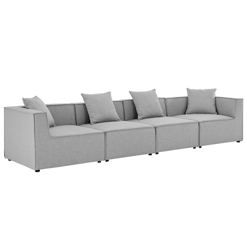 EEI-4381 Saybrook 4-Piece Outdoor Patio Upholstered Sectional Sofa by Modway