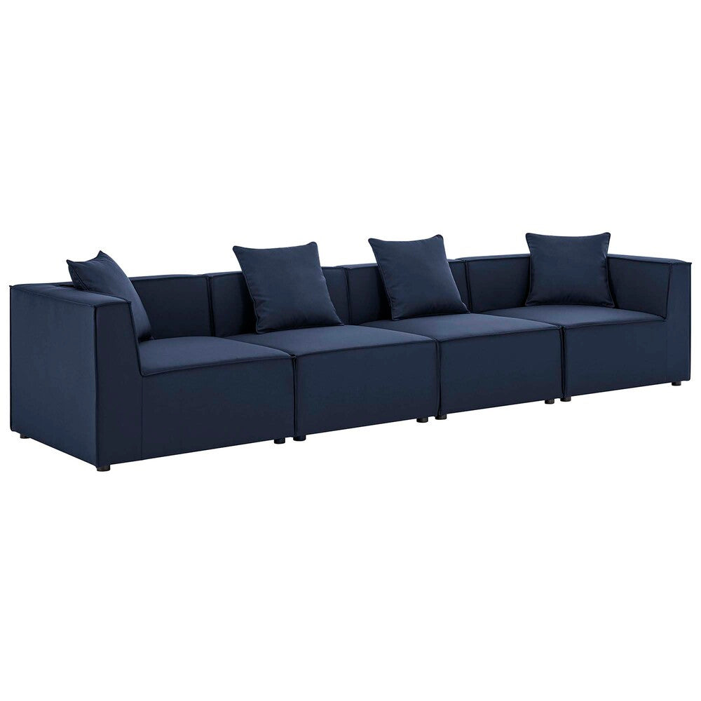 EEI-4381 Saybrook 4-Piece Outdoor Patio Upholstered Sectional Sofa by Modway