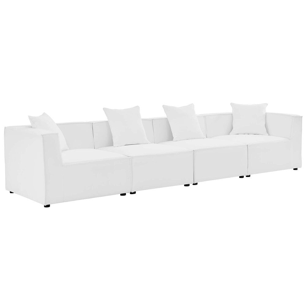 EEI-4381 Saybrook 4-Piece Outdoor Patio Upholstered Sectional Sofa by Modway
