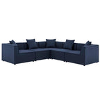 EEI-4384 Saybrook 5-Piece Outdoor Patio Upholstered Sectional Sofa by Modway