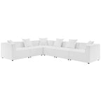 EEI-4385 Saybrook 6-Piece Outdoor Patio Upholstered Sectional Sofa by Modway