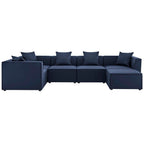 EEI-4386 Saybrook 6-Piece Outdoor Patio Upholstered Sectional Sofa by Modway