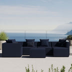 EEI-4387 Saybrook 7-Piece Outdoor Patio Upholstered Sectional Sofa by Modway