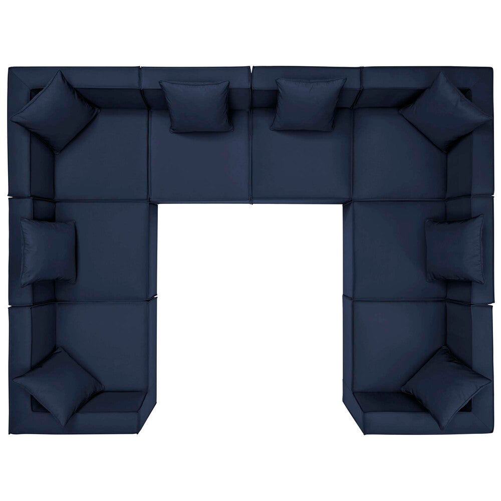 EEI-4388 Saybrook 8-Piece Outdoor Patio Upholstered Sectional Sofa by Modway