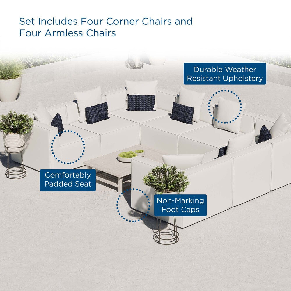 EEI-4388 Saybrook 8-Piece Outdoor Patio Upholstered Sectional Sofa by Modway