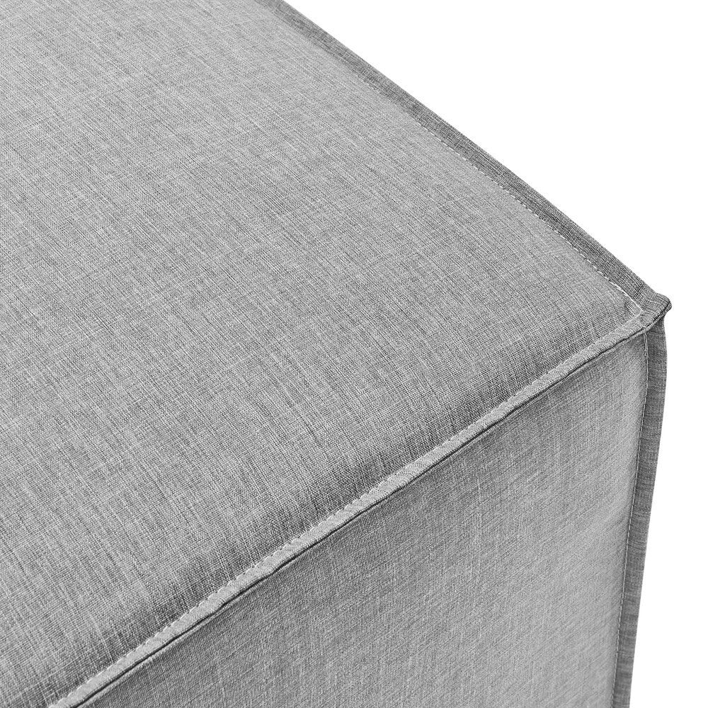 EEI-4378 Saybrook Outdoor Patio Upholstered Loveseat and Ottoman Set by Modway