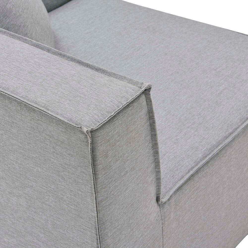 EEI-4378 Saybrook Outdoor Patio Upholstered Loveseat and Ottoman Set by Modway