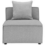 EEI-4209 Saybrook Outdoor Patio Upholstered Sectional Sofa Armless Chair by Modway