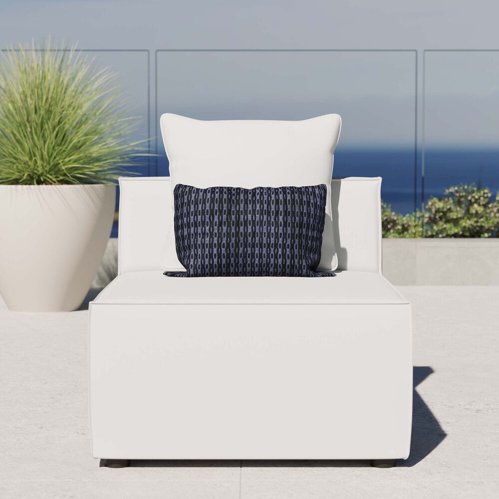 EEI-4209 Saybrook Outdoor Patio Upholstered Sectional Sofa Armless Chair by Modway