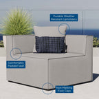 EEI-4210 Saybrook Outdoor Patio Upholstered Sectional Sofa Corner Chair by Modway