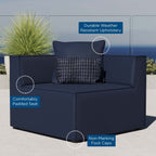 EEI-4210 Saybrook Outdoor Patio Upholstered Sectional Sofa Corner Chair by Modway