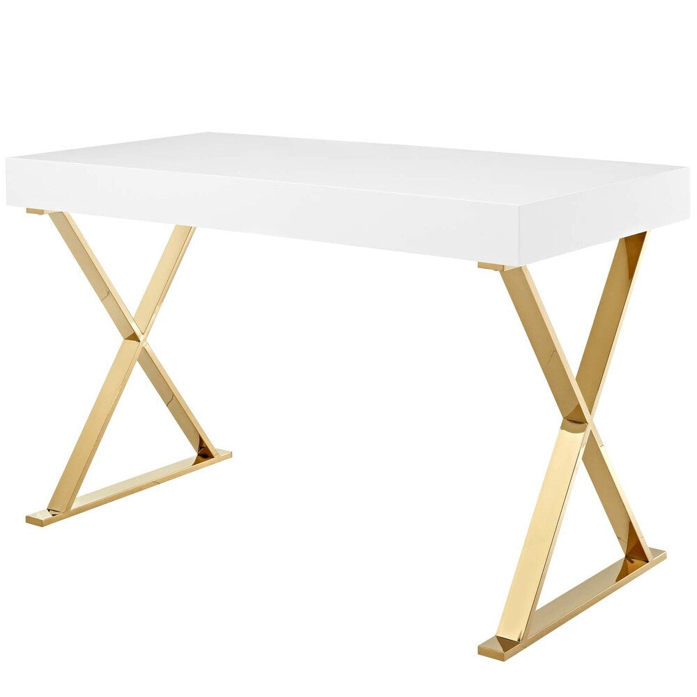 EEI-3030-WHI Sector Office Desk by Modway