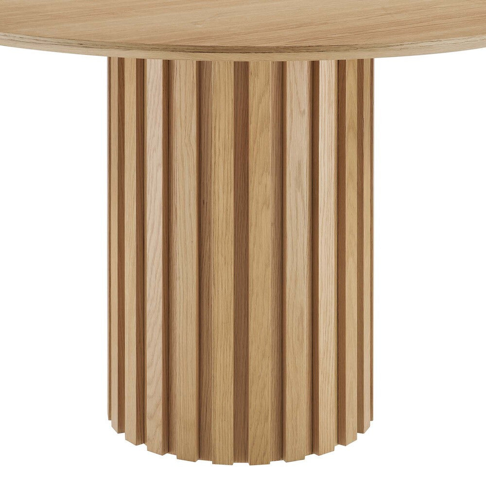 EEI-6064-OAK-SET Senja 47" Round Dining Table by Modway
