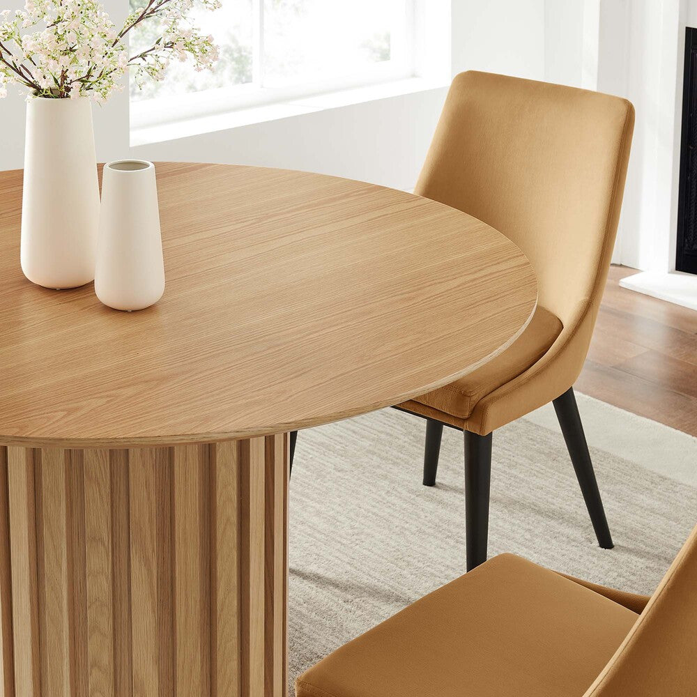 EEI-6064-OAK-SET Senja 47" Round Dining Table by Modway