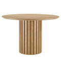Modway EEI-6064-OAK-SET Senja 47" Round Dining Table Oak