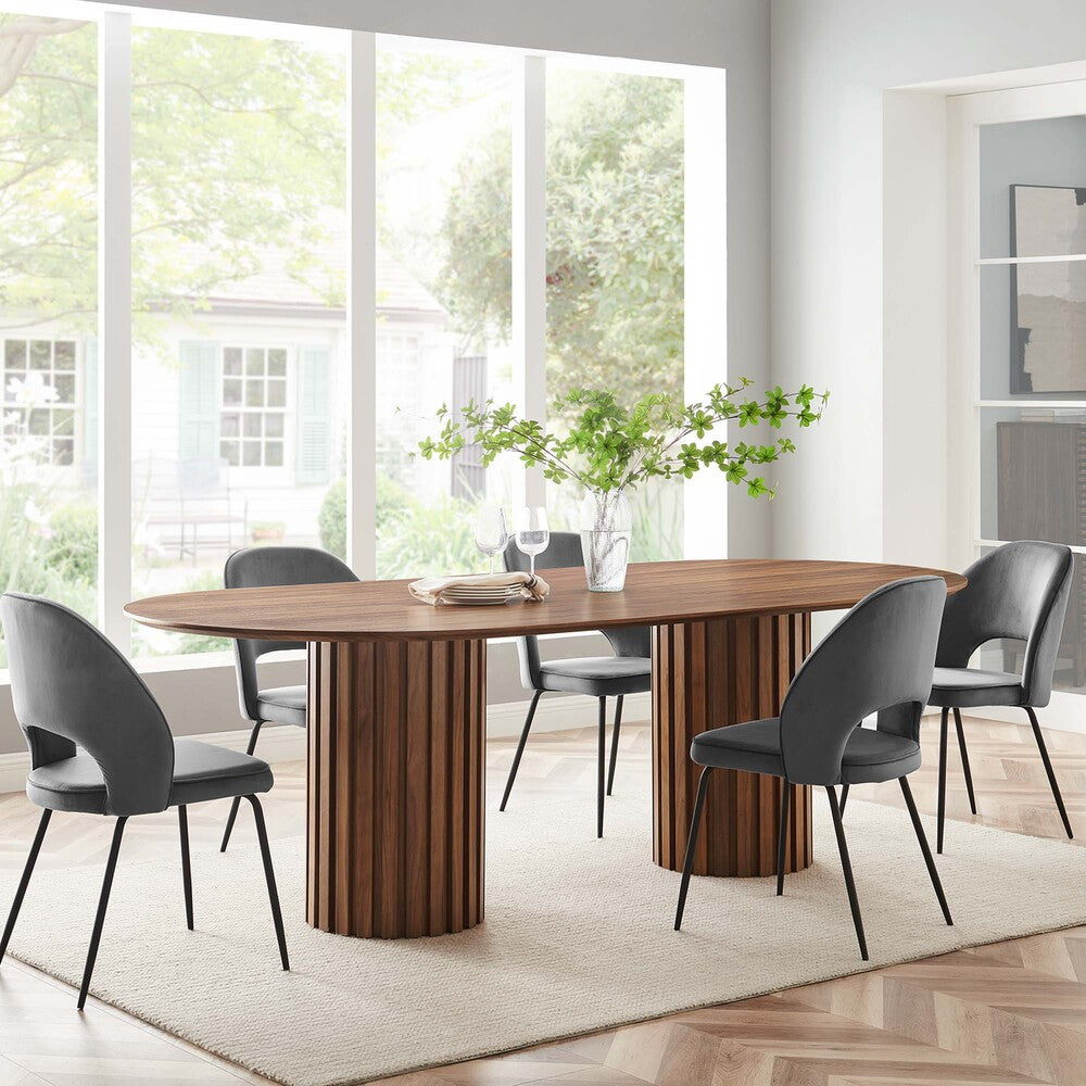 EEI-6065 Senja 95" Oval Dining Table by Modway