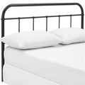 Modway MOD-5537-BRN Serena King Steel Headboard Brown
