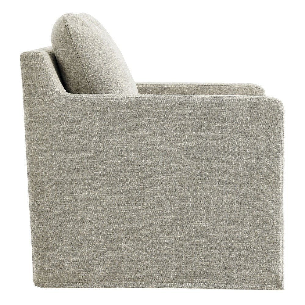 EEI-6910 Serene Fabric Slipcovered Swivel Armchair by Modway