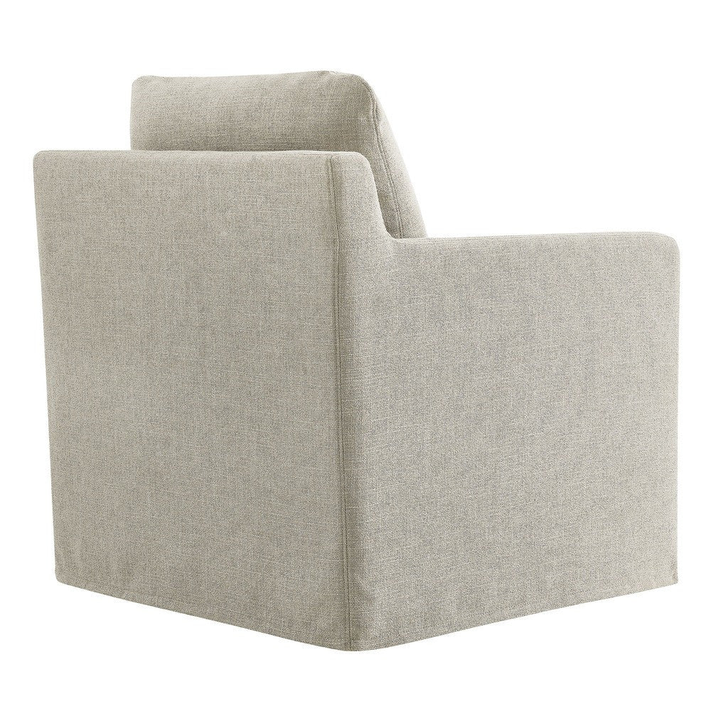EEI-6910 Serene Fabric Slipcovered Swivel Armchair by Modway