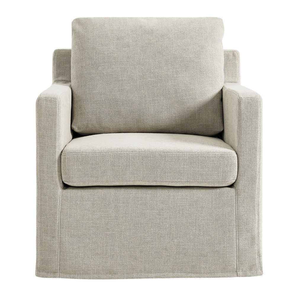 EEI-6910 Serene Fabric Slipcovered Swivel Armchair by Modway