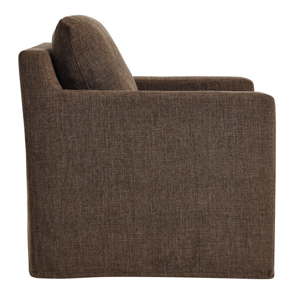 EEI-6910 Serene Fabric Slipcovered Swivel Armchair by Modway
