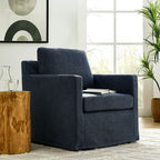 EEI-6910 Serene Fabric Slipcovered Swivel Armchair by Modway